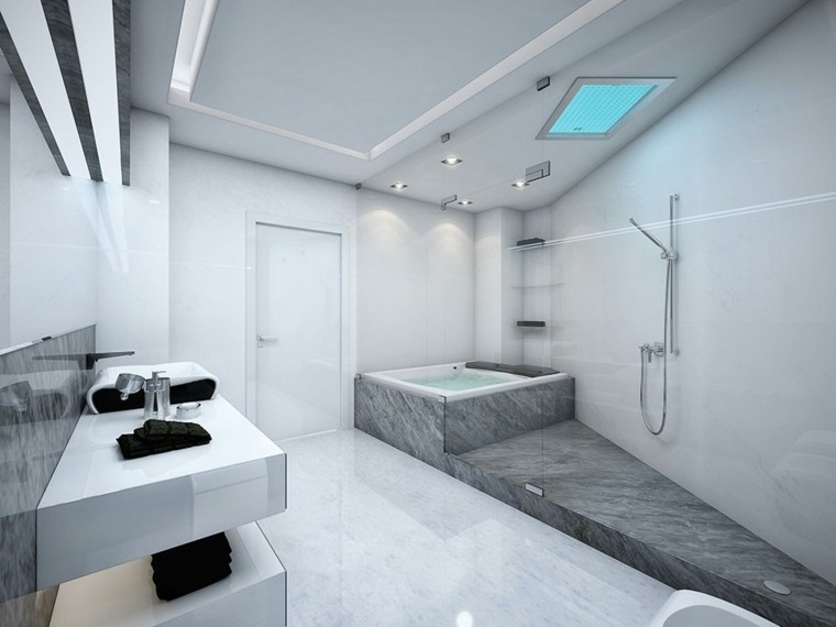 baño moderno diseño estilo futurista 