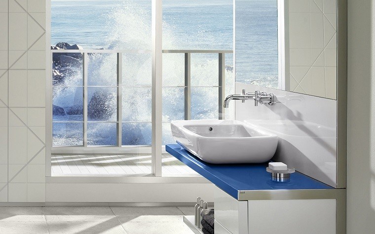 baño estilo moderno vistas mar