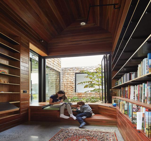 biblioteca madera