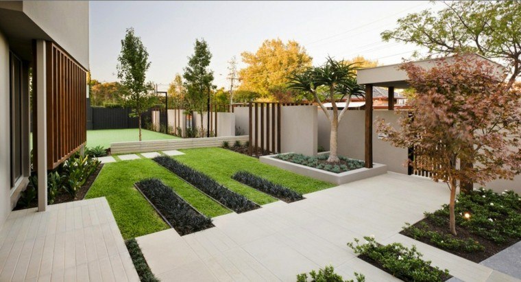 bonito diseño jardin estilo moderno paisajismo