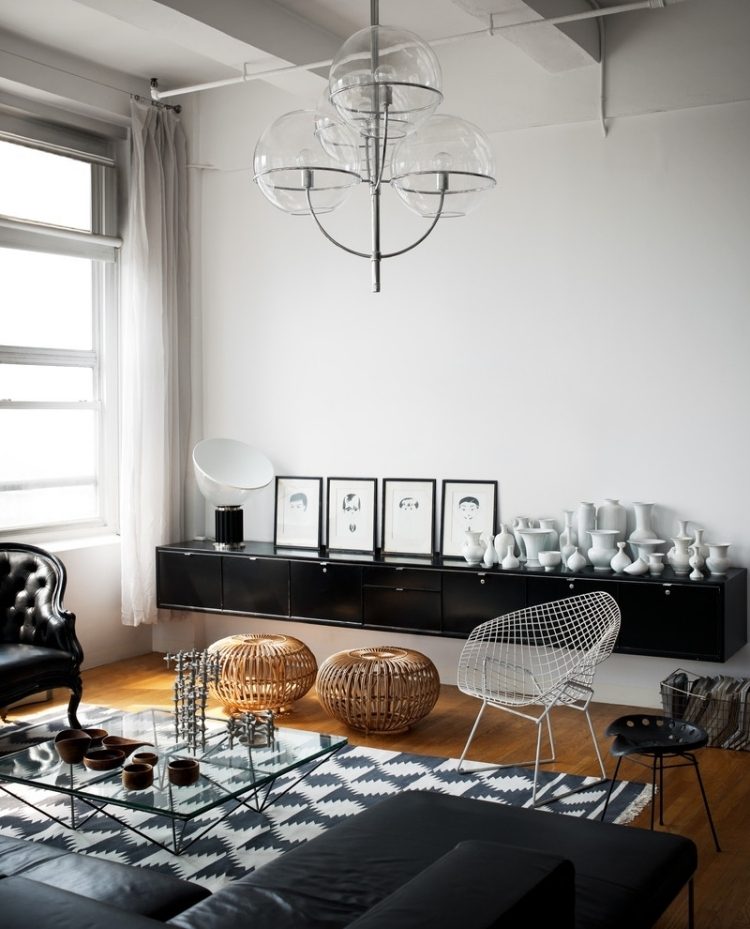 botes decorativos distinta forma tamano blancos armario negro ideas 