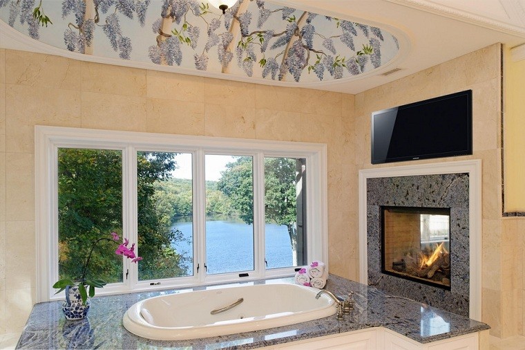 Chimenea diseño a dos caras- 50 ideas para entrar en calor.