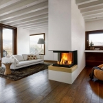 Chimeneas modernas en salones acogedores y amenos