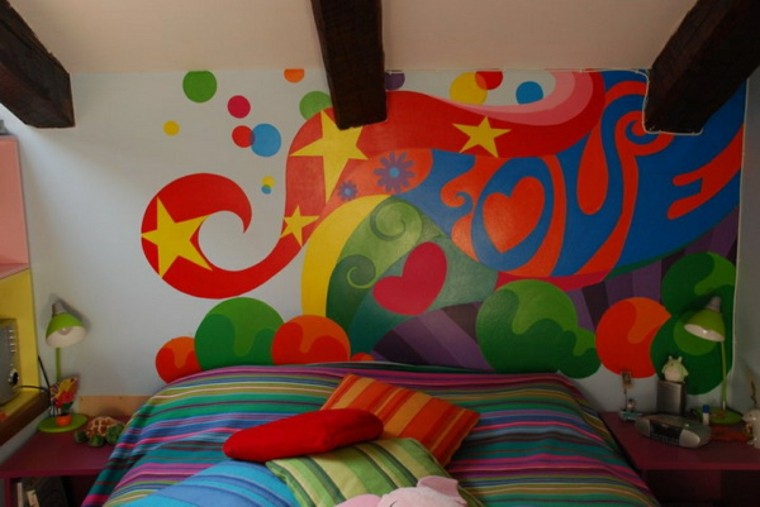 colores vibrantes dormitorio adolescente ideas interesantes