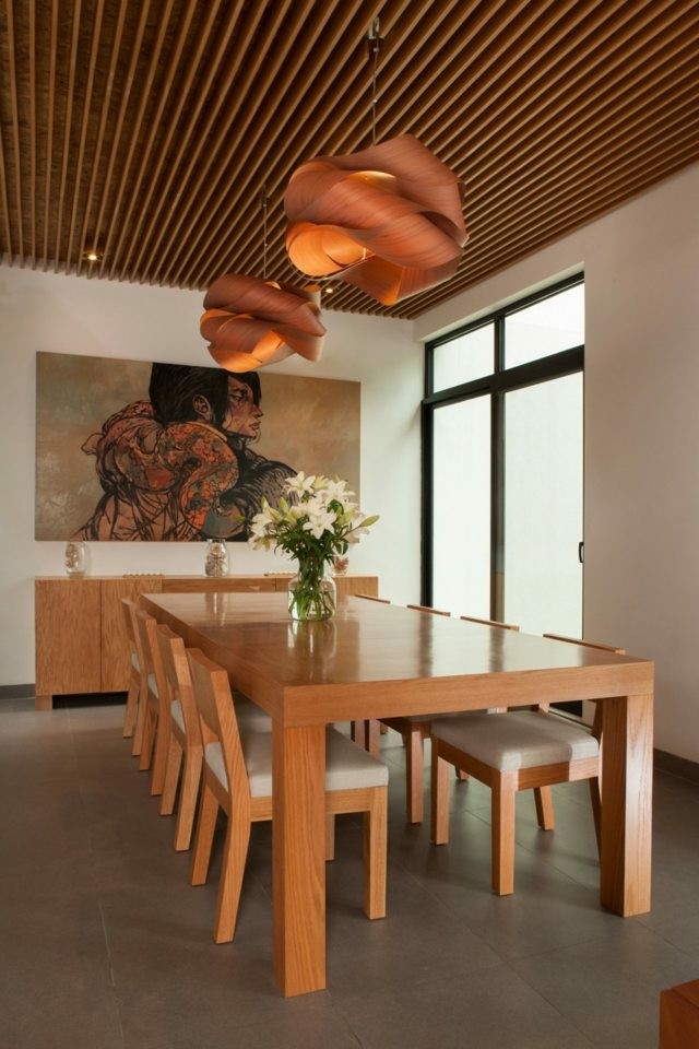 diseño de comedor con elementos de madera diseño sala comedor elementos madera