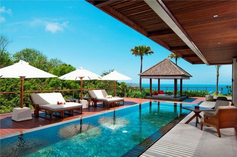 diseño terraza moderna estilo tropical