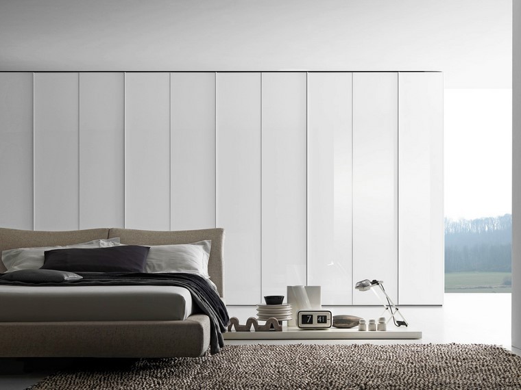 dormitorio cama baja estilo minimalista precioso ideas