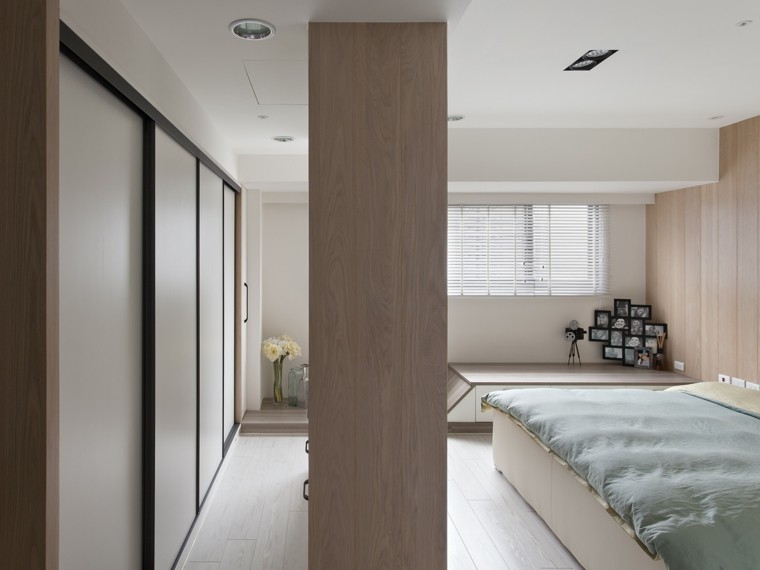 dormitorio estilo minimalista cama grande fotos decorativas ideas