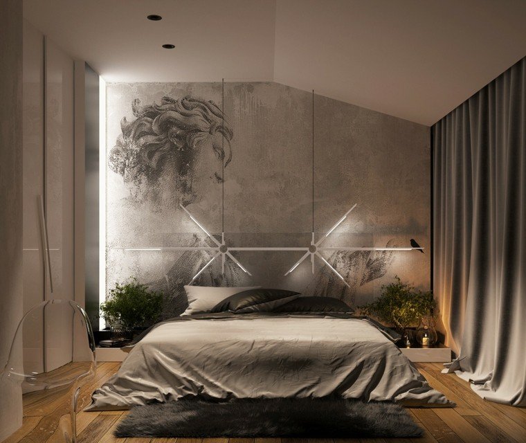 dormitorio moderno diseñador yovo gris