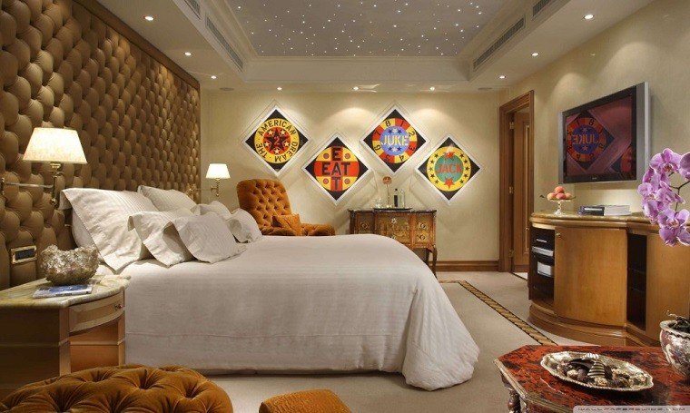 dormitorios diseño lujo calido luminarias