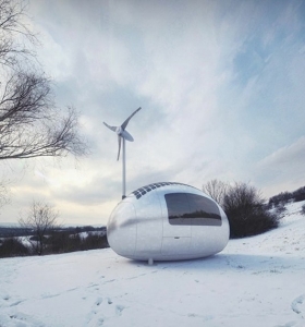 Eco capsula solar que le permite vivir donde quiera