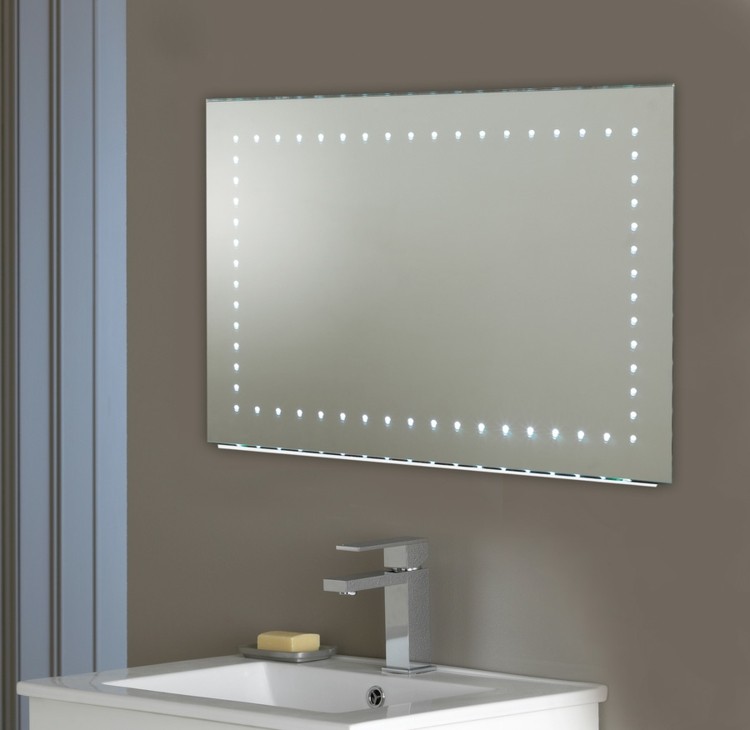 espejos iluminacion lenta led metal