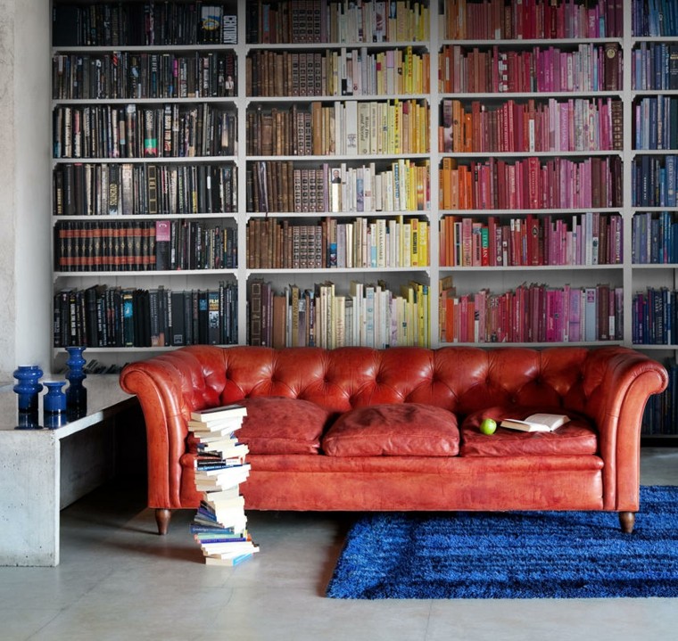 grafiiti libros estante pintado pared ideas