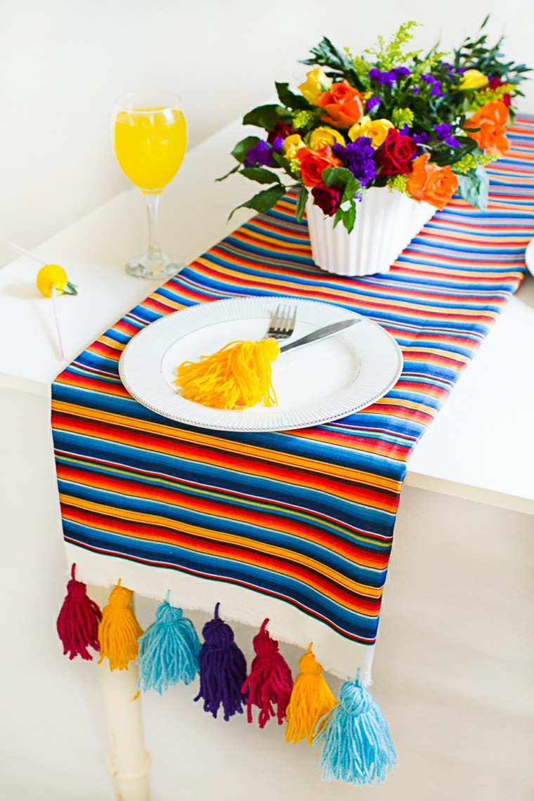 inspiracion mexico mesa decorada flores ideas