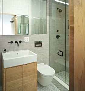 Interiores minimalistas baños modernos y elegantes