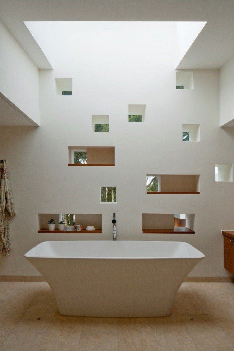 interiores minimalistas baños modernos originales ideas