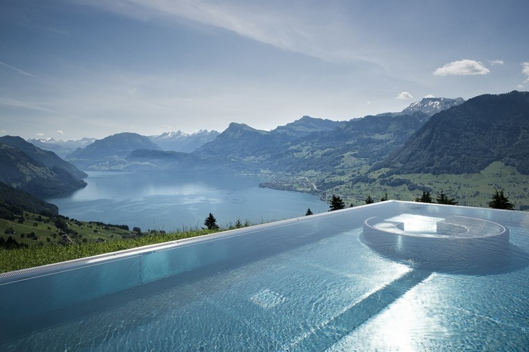 montañas piscinas exterior agua paisaje