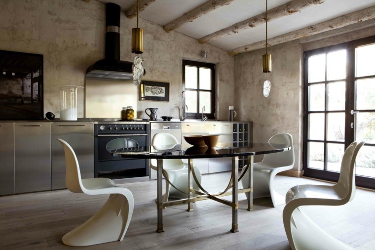 muebles metal cocina estilo urbano amplia ideas