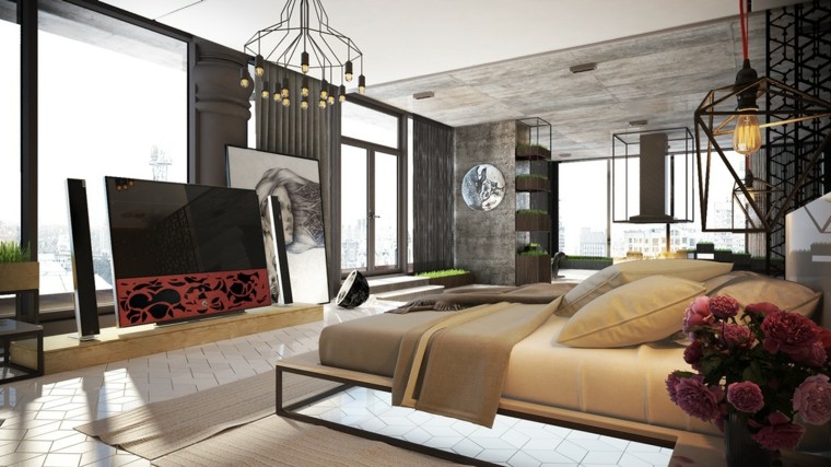 obras de arte dormitorio