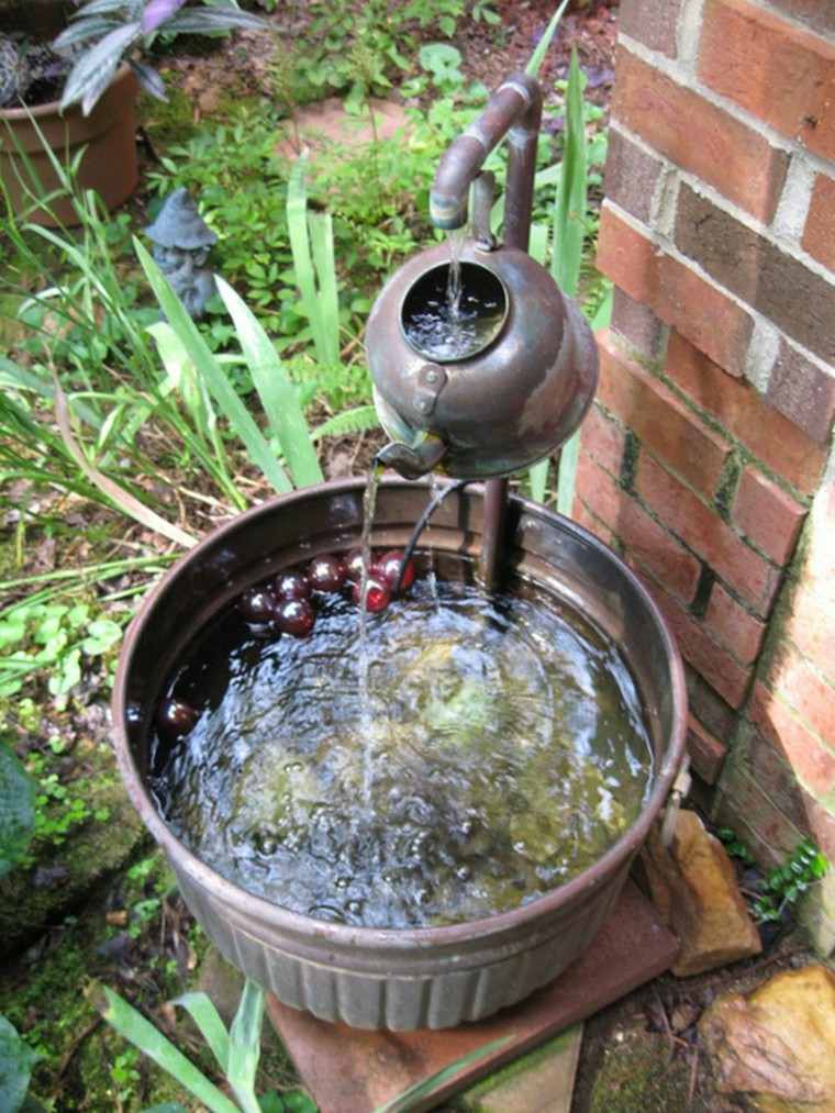 original fuente tetera agua metal
