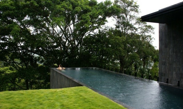 piscina de hormigon en forma rectangular piscina hormigon forma rectangular gris