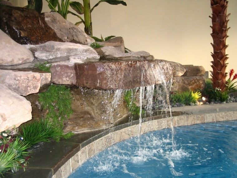 rocalla cascada cataratas piscina