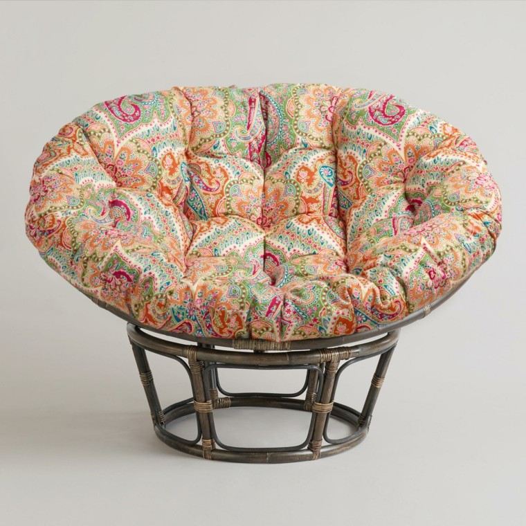 silla pava preciosa cojin colores ideas
