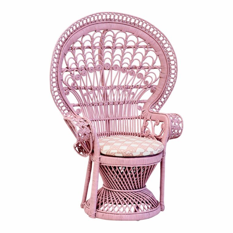 silla pavo color rosa femenino ideas