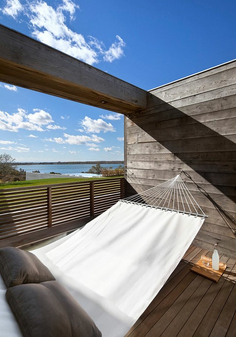 sitio perfecto relajarse hamaca jardin cojines ideas