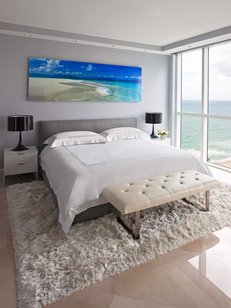 Benjamin Cruz dormitorio estilo contemporaneo blanco gris ideas