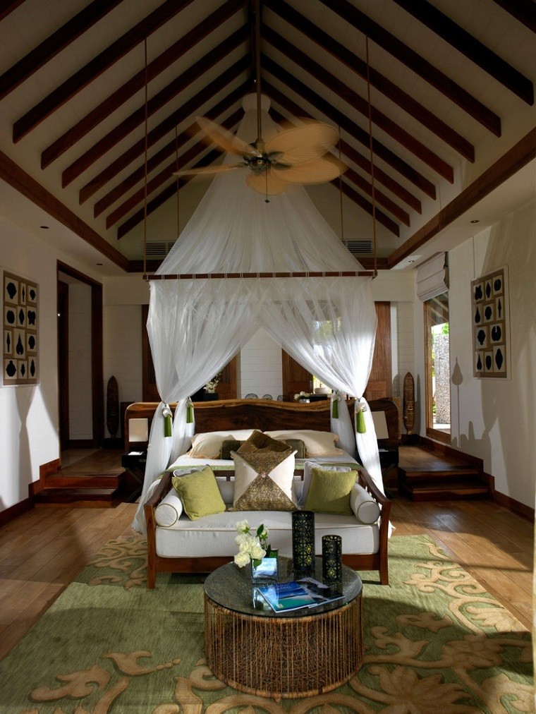 Jumeirah Vittaveli cama dosel dormitorio romantico ideas