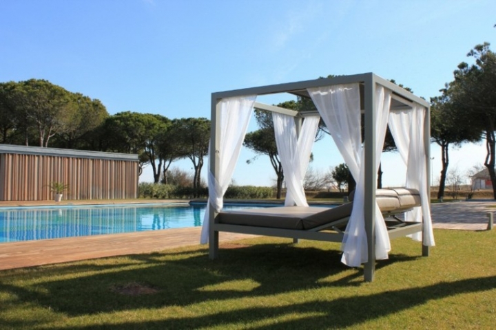 Cenadores con cortinas - treinta y ocho ideas