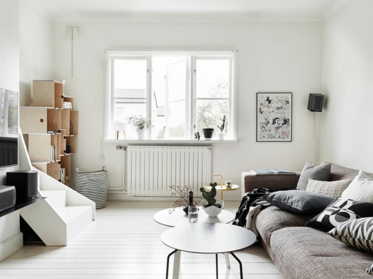 color blanco salon moderno sofa grande gris ideas