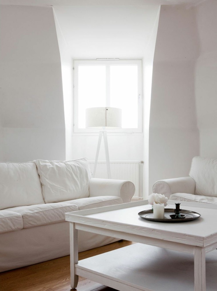 color blanco salon moderno sofa paredes preciosos ideas