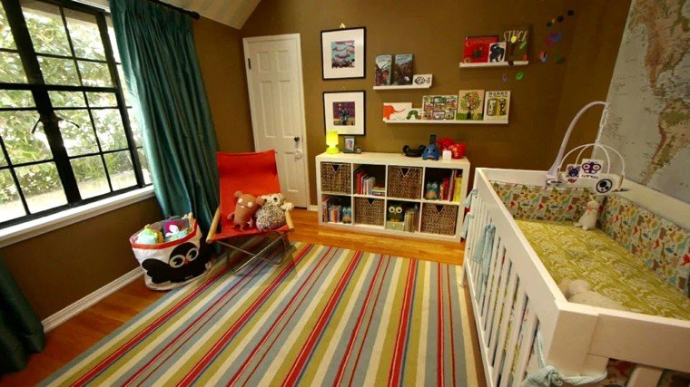 color diseño rayas colorido cama