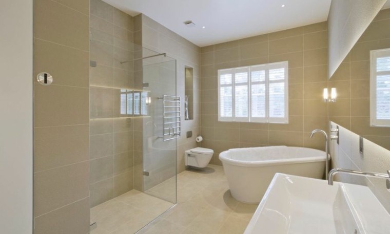 baño moderno al estilo minimalista muy simple cuarto de baño estilo minimalista mampara ducha ideas