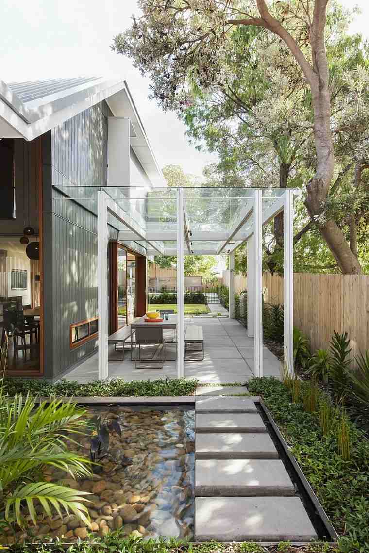 cubierta vidrio australia jardin techo