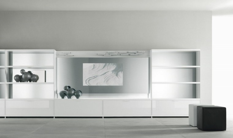 decoracion minimalista color blanco