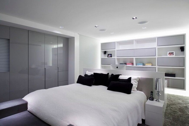 decoración dormitorios matrimoniales estilo minimalista ideas