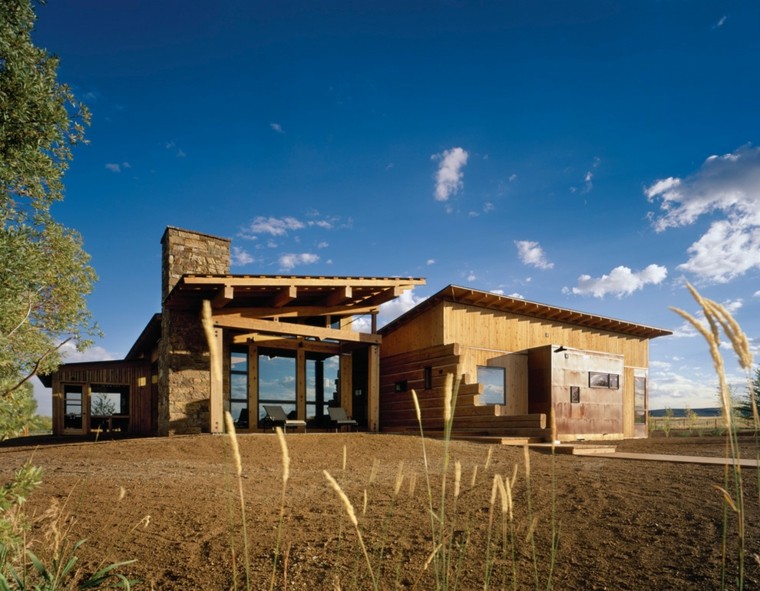 diseño estilo contemporaneo fachadas rusticas