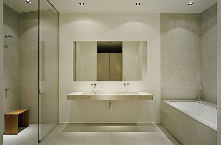 diseño cuarto baño moderno ducha
