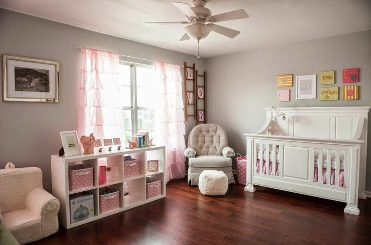 diseño decoracion habitacion bebe rosa