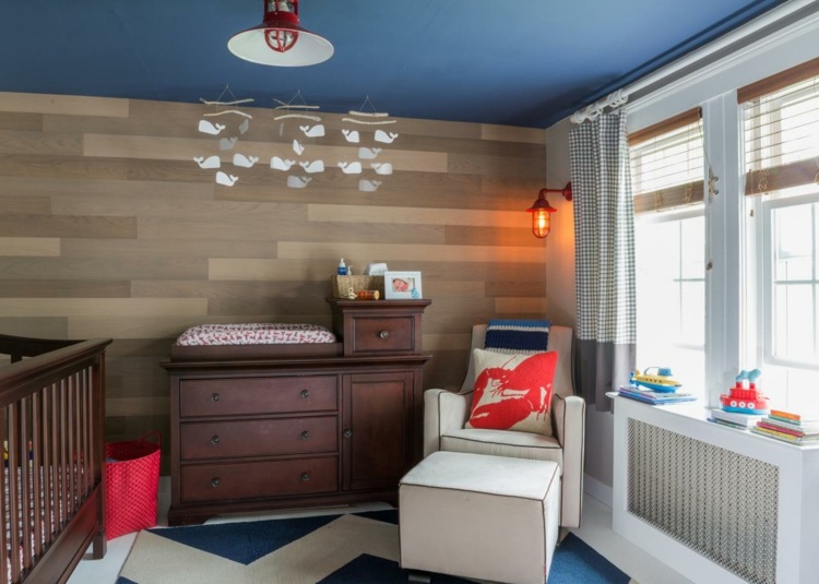 diseño habitaciones infantiles colgantes papeles lampara
