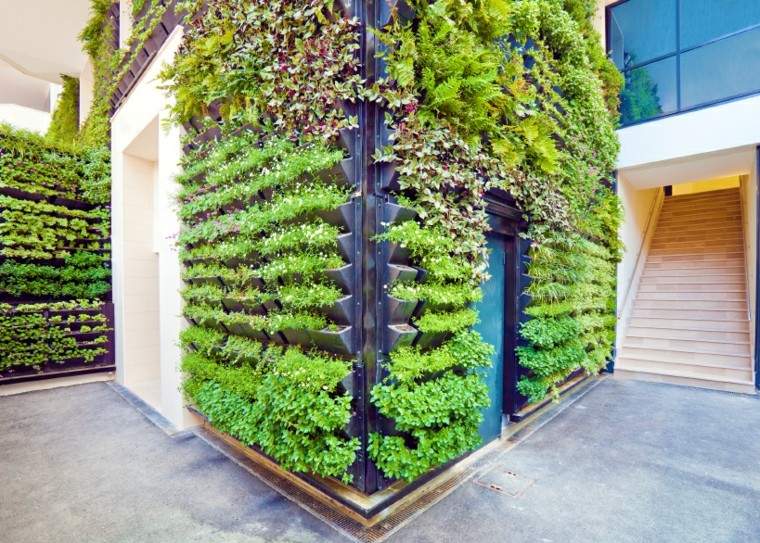 diseño jardines verticales verde muro