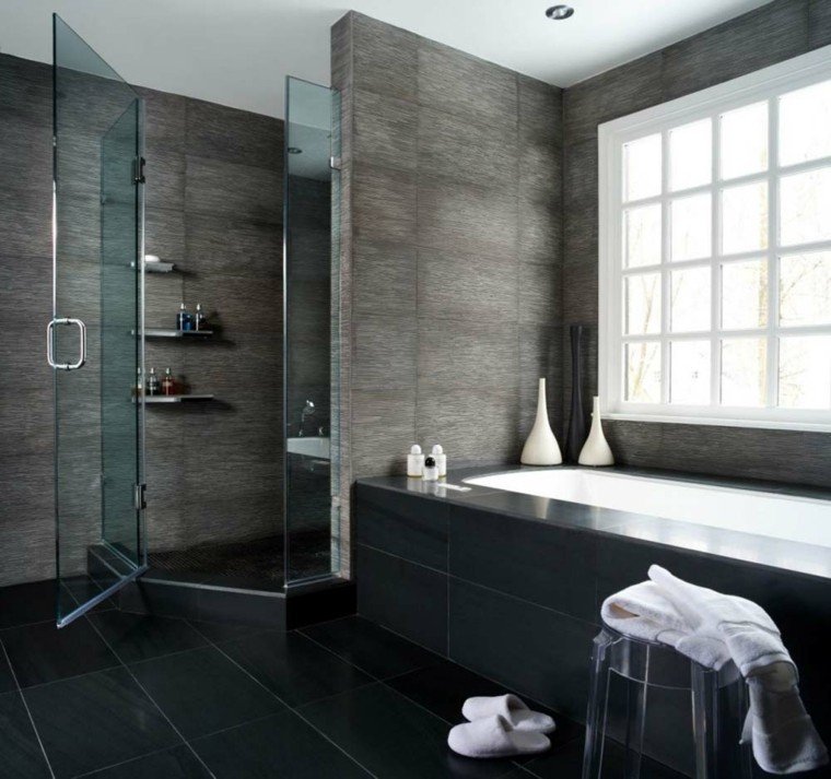 diseño moderno baño cabina ducha