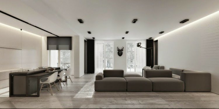 diseño salones modernos luces Led