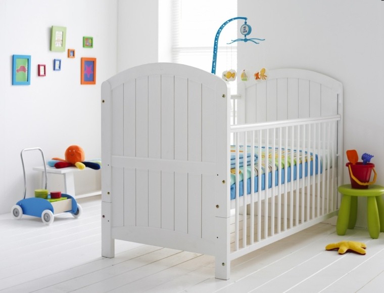 dormitorio bebe diseño color blanco