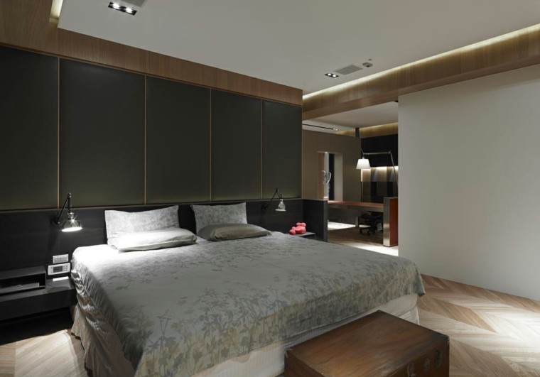 dormitorio estilo minimalista moderno ropa cama flores ideas