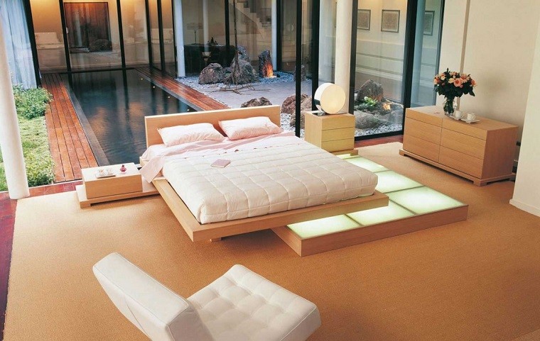 escapada romántica dormitorio jardin piscina ideas