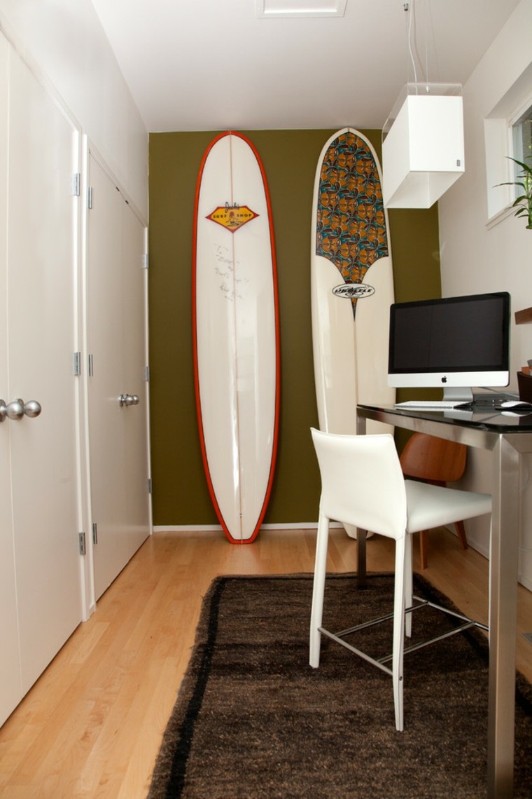 Tablas de surf, decorando con aires marinos, 50 propuestas.